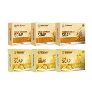 HALDI CHANDAN 3 & LIME 3 COMBO